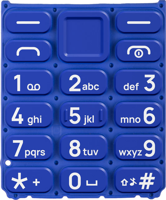 Latinská klávesnice pro HMD 105 / Nokia 105 (2024), modrá