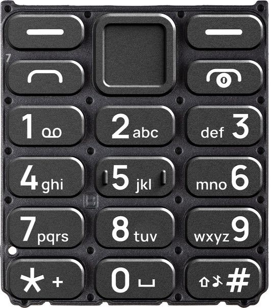 Latinská klávesnice pro HMD 110 / Nokia 110 (2024), černá
