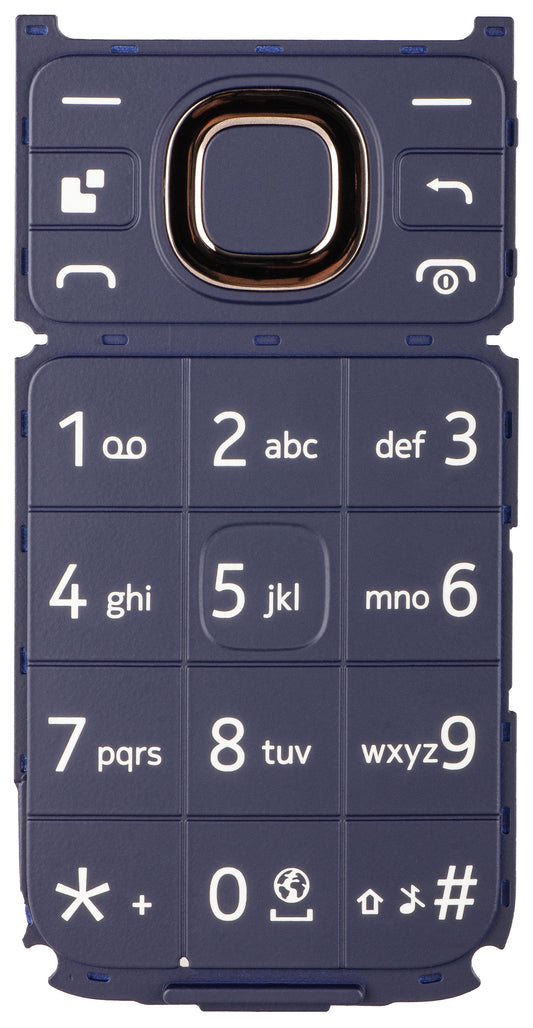 Latinská klávesnice HMD 2660 Flip, fialová, servisní balíček 5010001250SH0