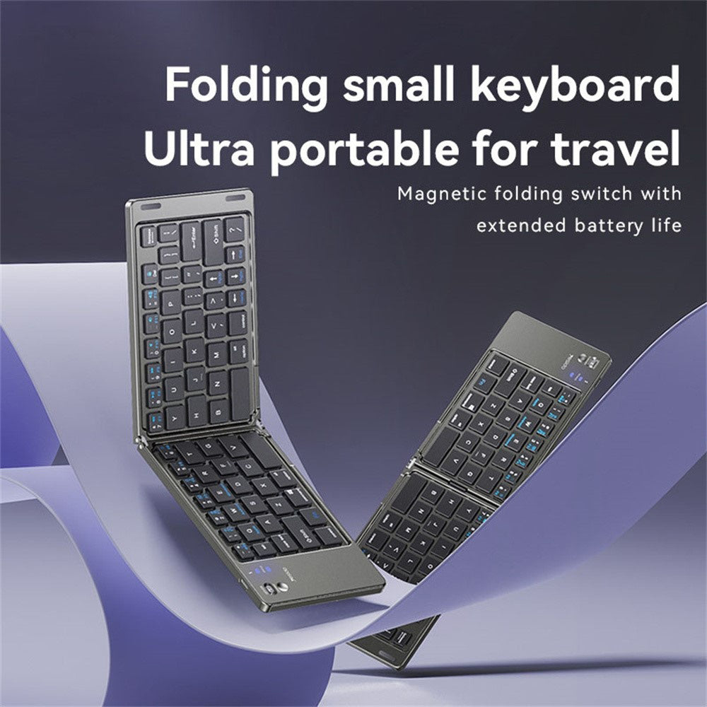 Skládací Bluetooth klávesnice Yesido KB27, černá