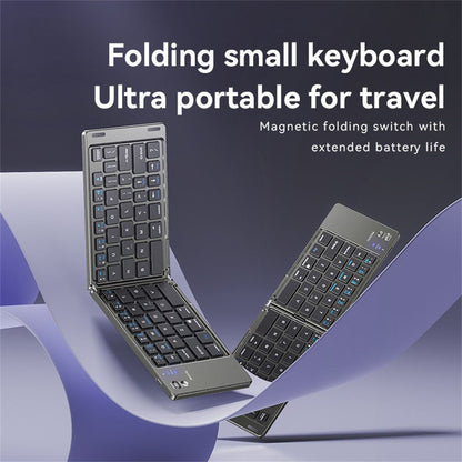 Skládací Bluetooth klávesnice Yesido KB27, černá