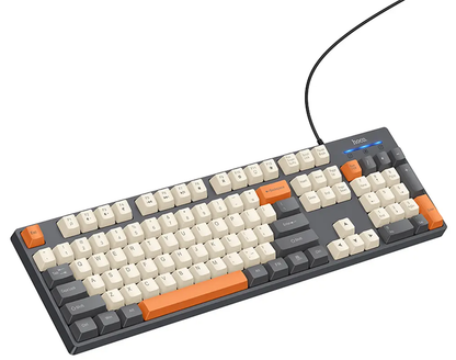 Drátová USB klávesnice HOCO GM61 Tri-Color, 1,45 m, šedá