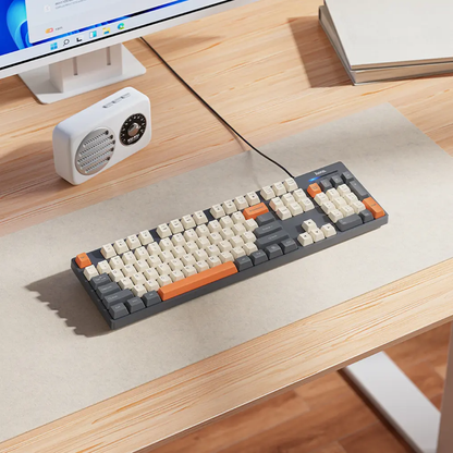 Drátová USB klávesnice HOCO GM61 Tri-Color, 1,45 m, šedá