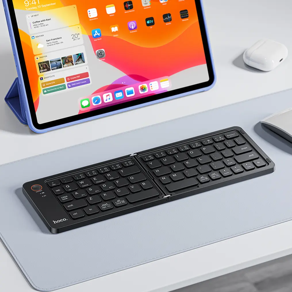 Skládací Bluetooth klávesnice HOCO GM71 Foldable, černá