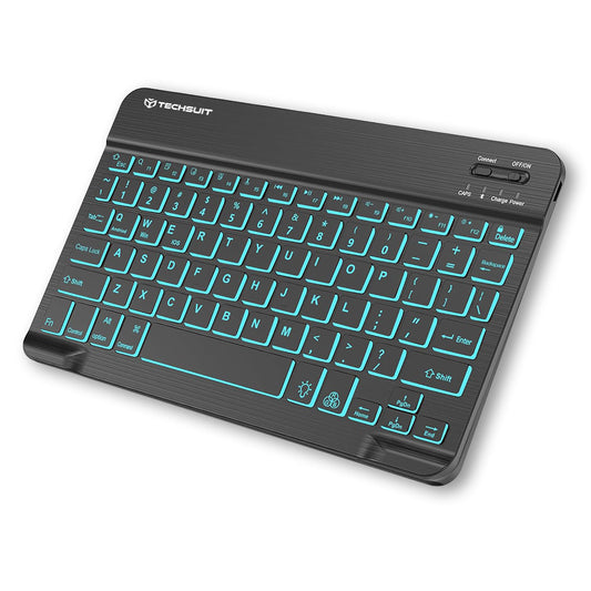 Bezdrátová klávesnice Techsuit WK1, RGB, Černá