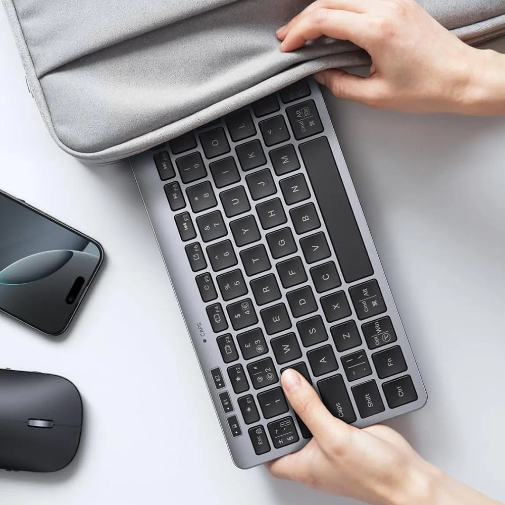 Bezdrátová klávesnice UGREEN 75049, BT / Wi-Fi, černá