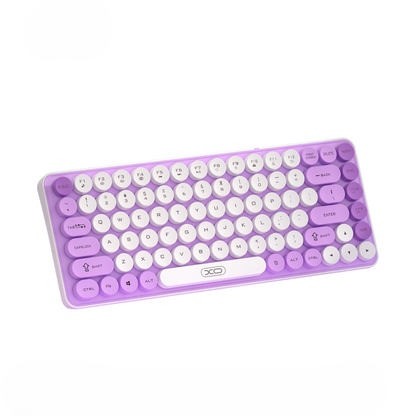 XO Design KB-12 Wireless Keyboard, BT / Wi-Fi, Purple