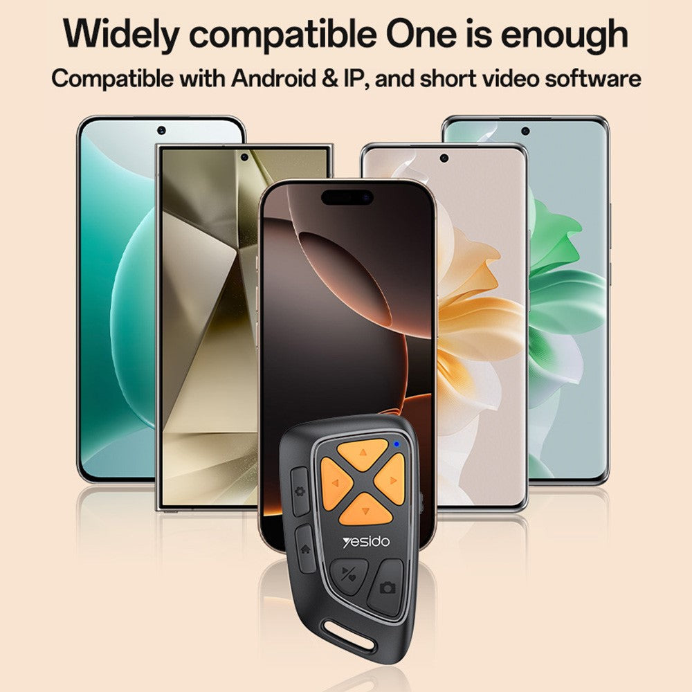 Multimediální Bluetooth ovladač Yesido SF25, Černá