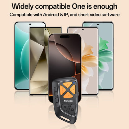 Multimediální Bluetooth ovladač Yesido SF25, Černá