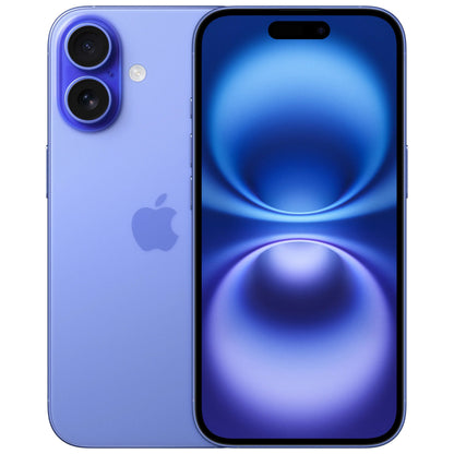 Apple iPhone 16 Mobile Phone, 128GB, Ultramarine MYEC3ZD/A