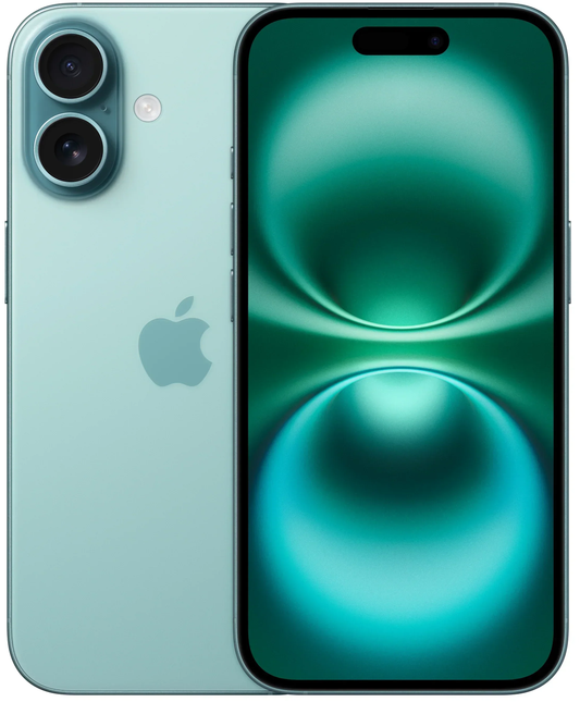 Mobilní telefon Apple iPhone 16, 128GB, Teal India Spec MYED3HN/A