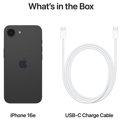 Mobilní telefon Apple iPhone 16e, 128GB, Black MD1Q4ZD/A