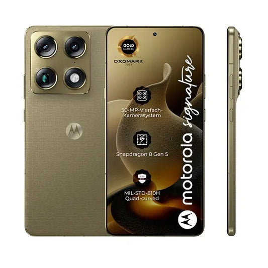 Mobilní telefon Motorola Signature 5G, 512GB, 16GB, Pantone Olive PBAB0003SE