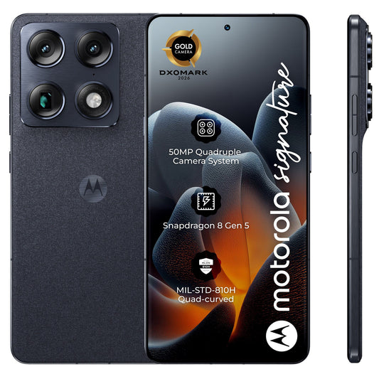 Mobilní telefon Motorola Signature 5G, 512GB, 16GB, Pantone Carbon PBAB0002SE