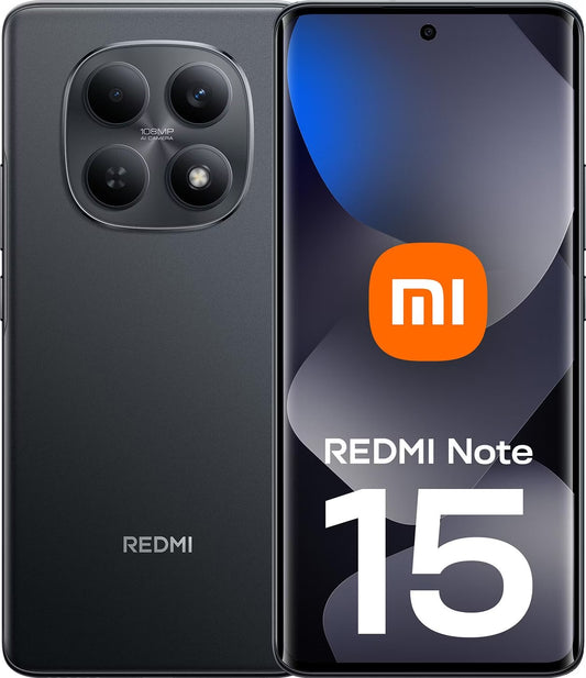 Mobilní telefon Xiaomi Redmi Note 15 4G, 128GB, 6GB, Black MZB0M8GEU