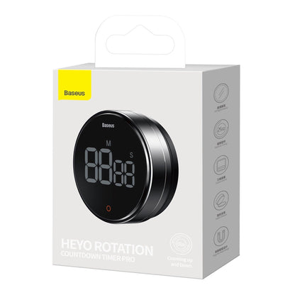 Časovač Baseus Heyo Rotation Pro, černý FMDS000013