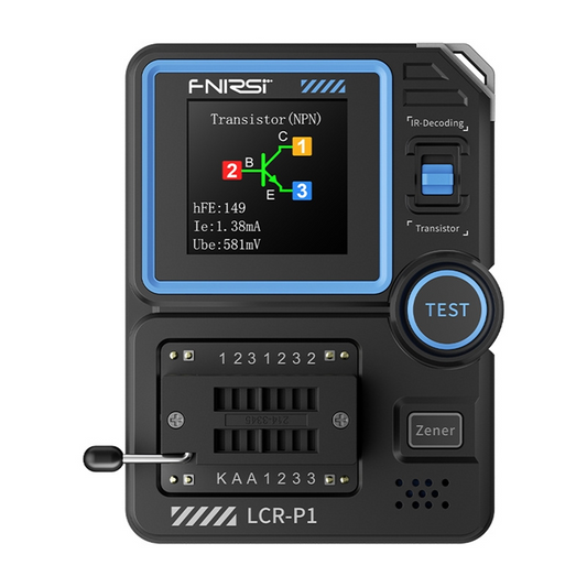 Tester Service Fnirsi LCR-P1 pro měření kondenzátorů a tranzistorů