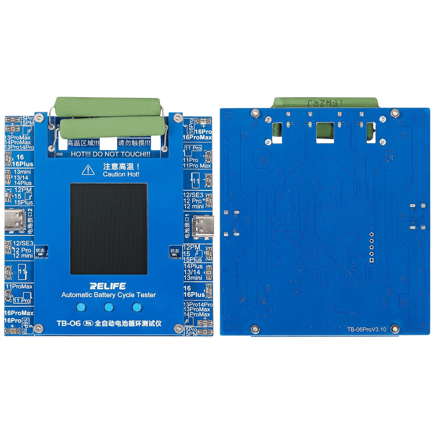 Tester Service Relife TB-06 Pro pro kontrolu počtu cyklů baterie Apple iPhone 11 - 16 Series