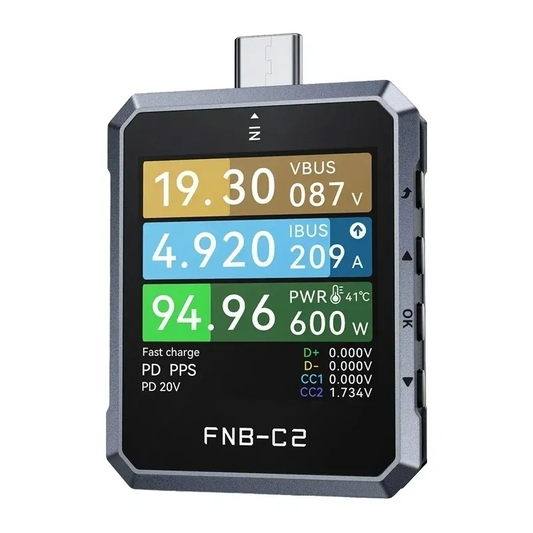 Tester napětí Fnirsi FNB-C2, USB-C