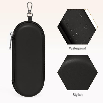 Pouzdro na brýle Techsuit ETJ3, 165mm x 65mm x 40mm, Hnědá