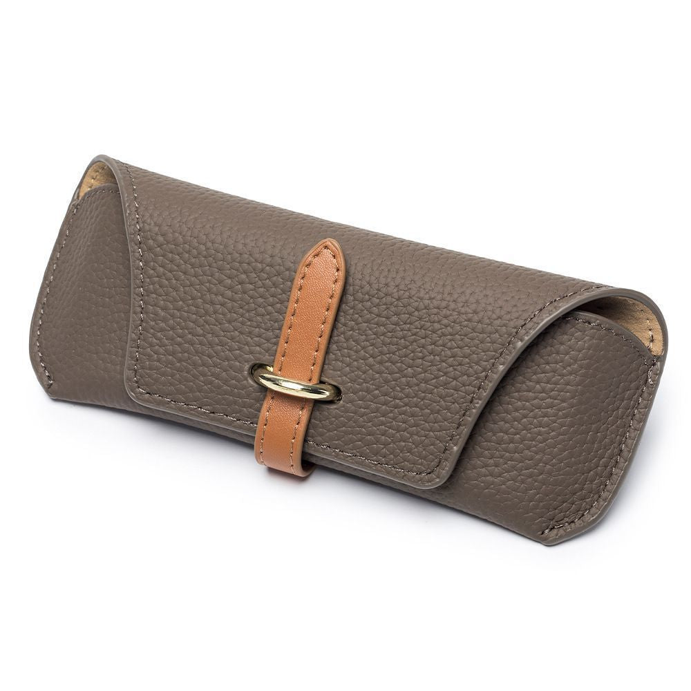 Pouzdro na brýle Techsuit ETL3, 170mm x 65mm x 20mm, Hnědé