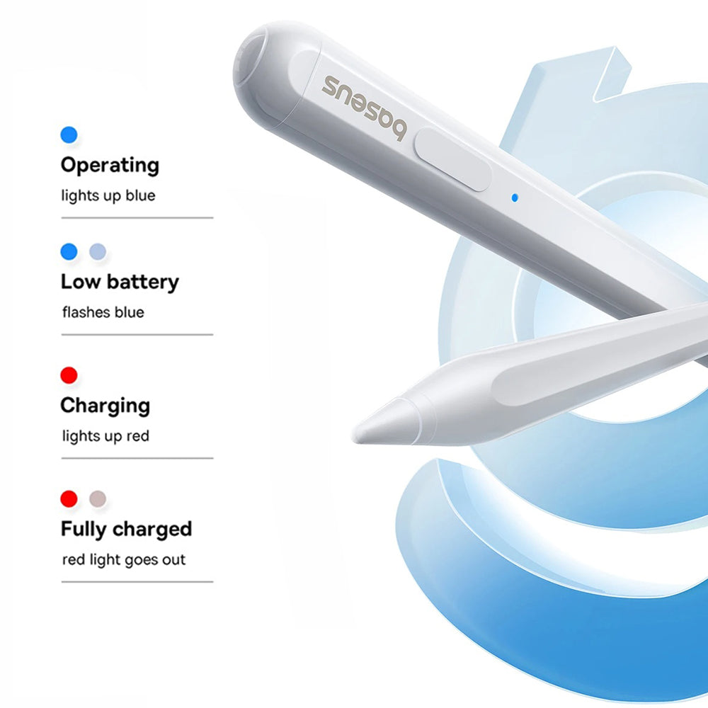 Touch Pen Baseus Smooth Writing 2 Series pro Apple iPad, Bezdrátová aktivní verze, Bílá P80015802213-03