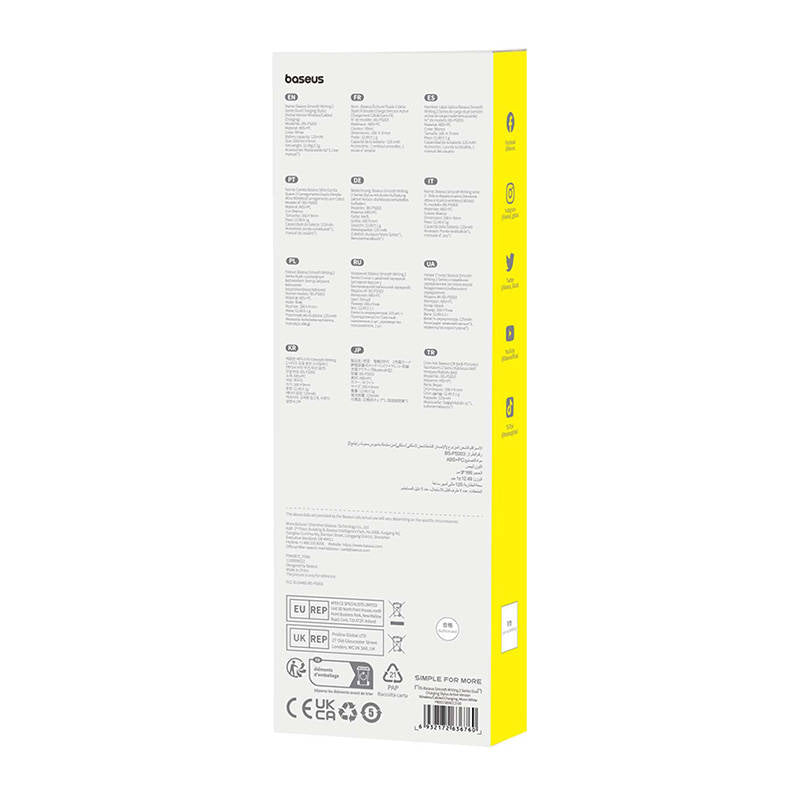 Touch Pen Baseus Smooth Writing pro Apple iPad, Verze Wireless & Wired Aktivní, Bílá C40169009123-00