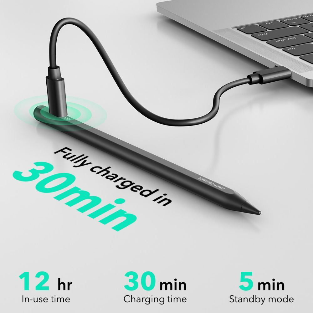 Touch Pen ESR Geo pro Apple iPad, Aktivní verze, Černá