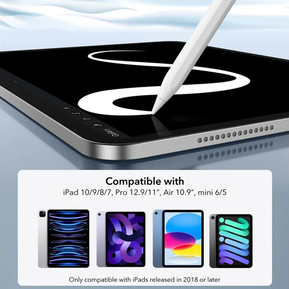 Touch Pen ESR pro Apple iPad, Aktivní verze, Bílá