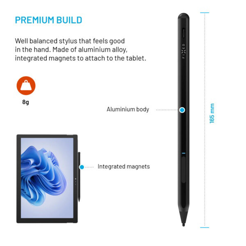 Touch Pen Fixed Graphite Active pro zařízení s podporou MPP, Černý