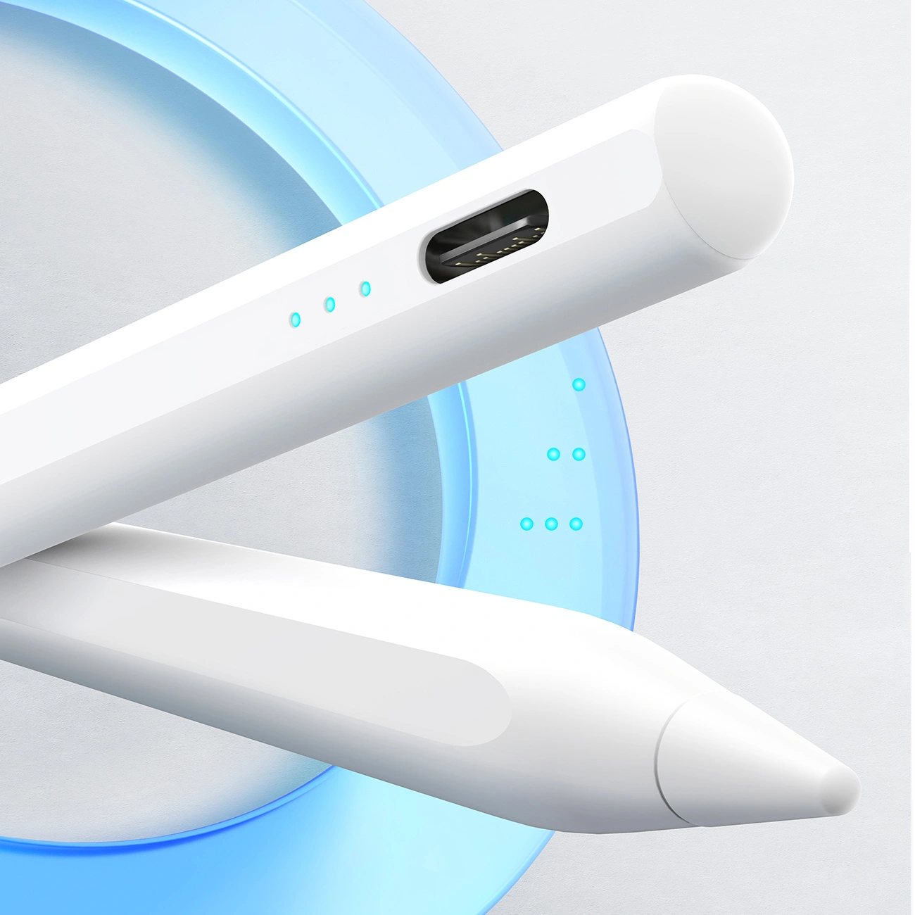 Dotykové pero Joyroom JR-X9S Pro pro Apple iPad, Aktivní verze, bílé