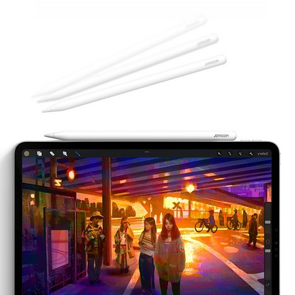 Dotykové pero Joyroom JR-X9S Pro pro Apple iPad, Aktivní verze, bílé