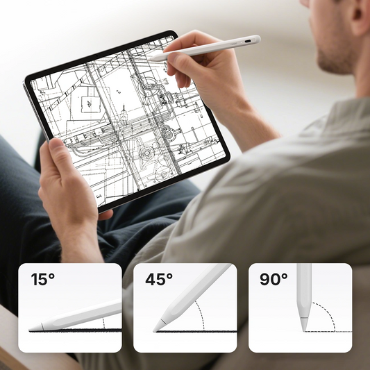 Dotykové pero Metapen A8 pro Apple iPad, Aktivní verze, bílé ME-APP152
