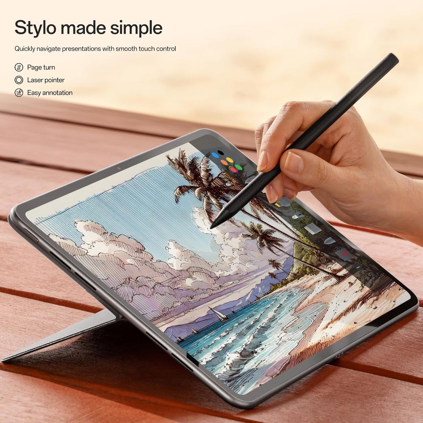 Touch Pen Stylo 2 pro OnePlus Pad 3 / Pad 2 / Pad, černý 5511100086