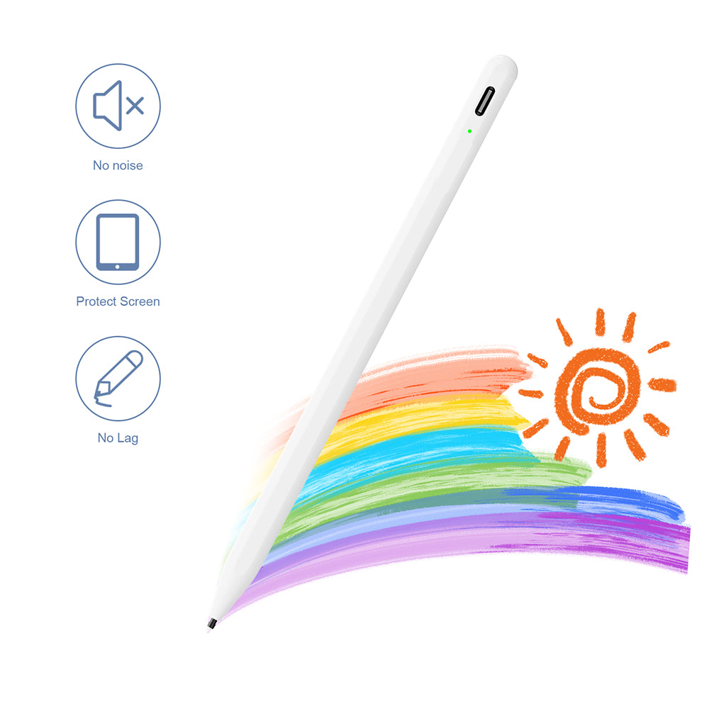 Touch Pen Techsuit A580S pro Apple iPad, Aktivní verze, Bílá