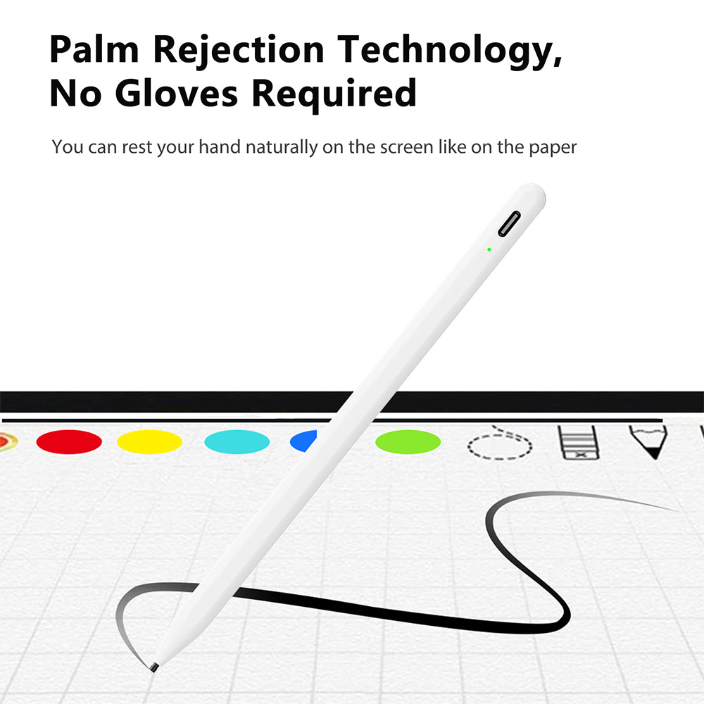 Touch Pen Techsuit A580S pro Apple iPad, Aktivní verze, Bílá