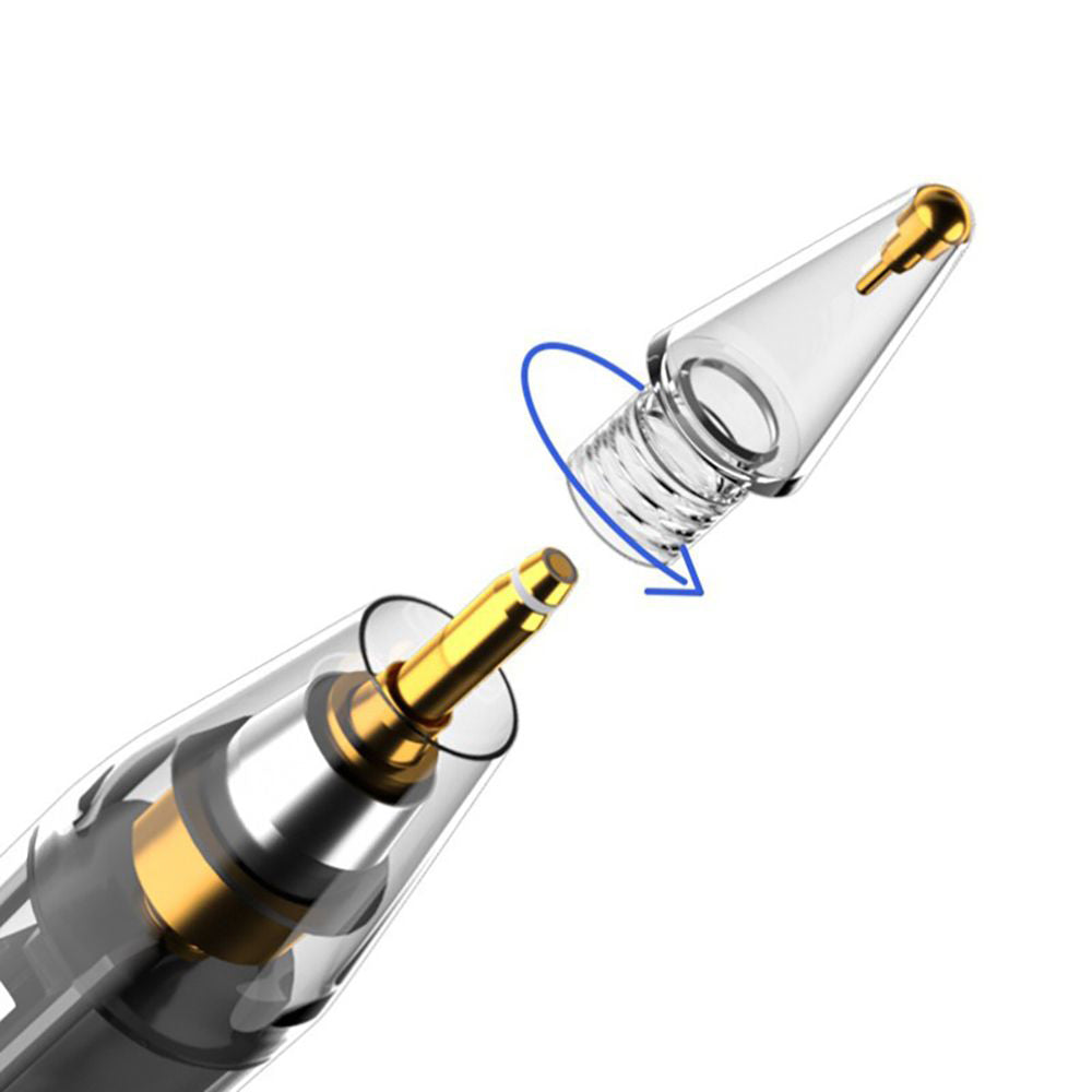 Touch Pen Techsuit C10 Pro pro Apple iPad, Aktivní verze, Transparentní černá