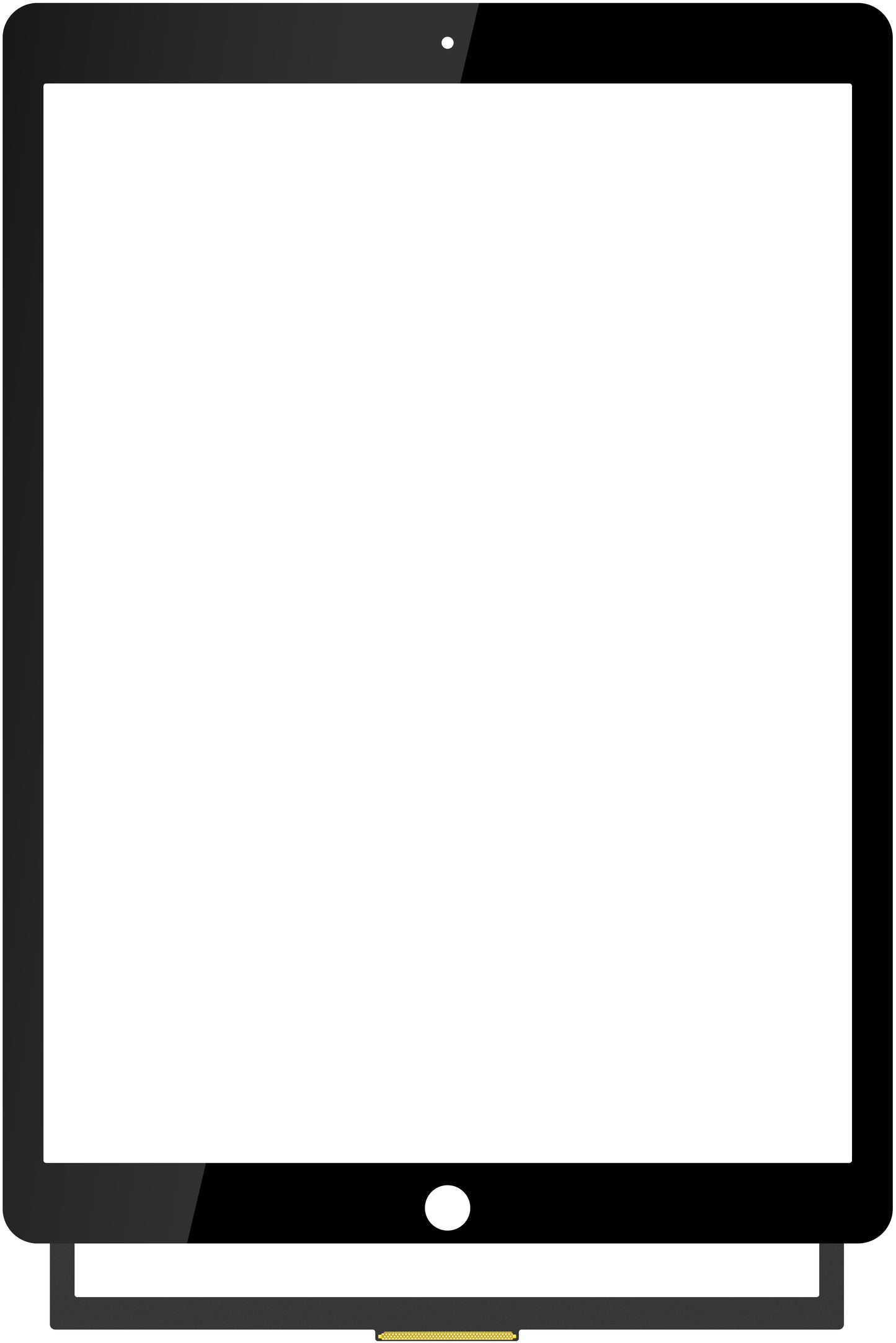 Touchscreen Forward Guard OCA pro Apple iPad Pro 12.9 (2017), černý