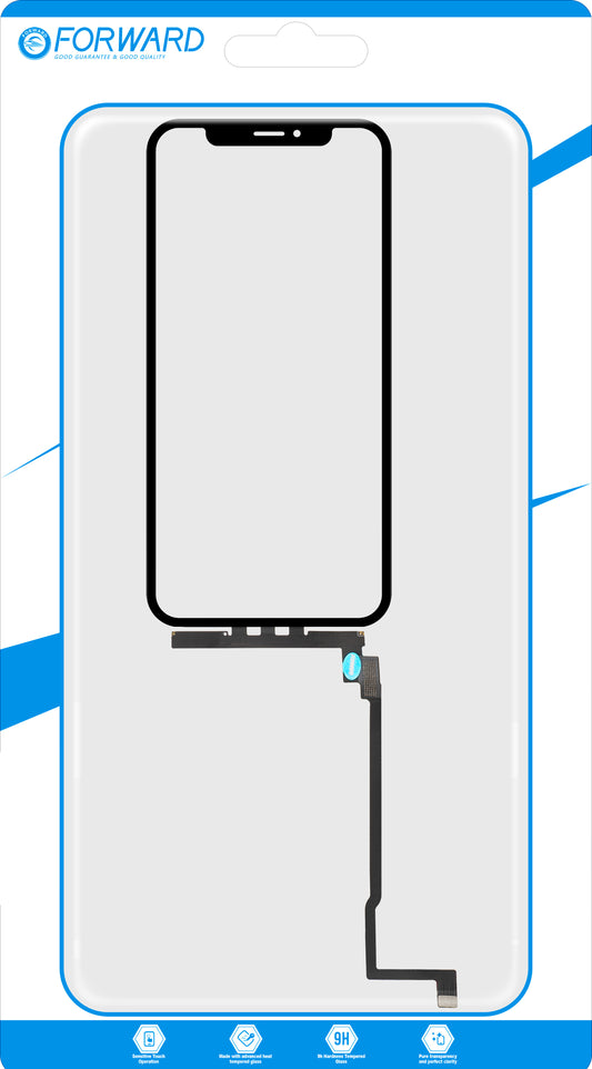Dotykový přední ochranný kryt OCA pro Apple iPhone 11 Pro Max, černý