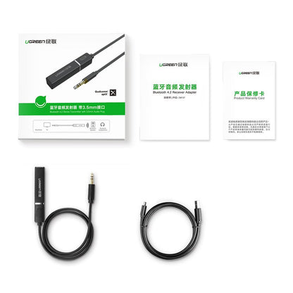 Bluetooth vysílač UGREEN CM107, AUX, Černý