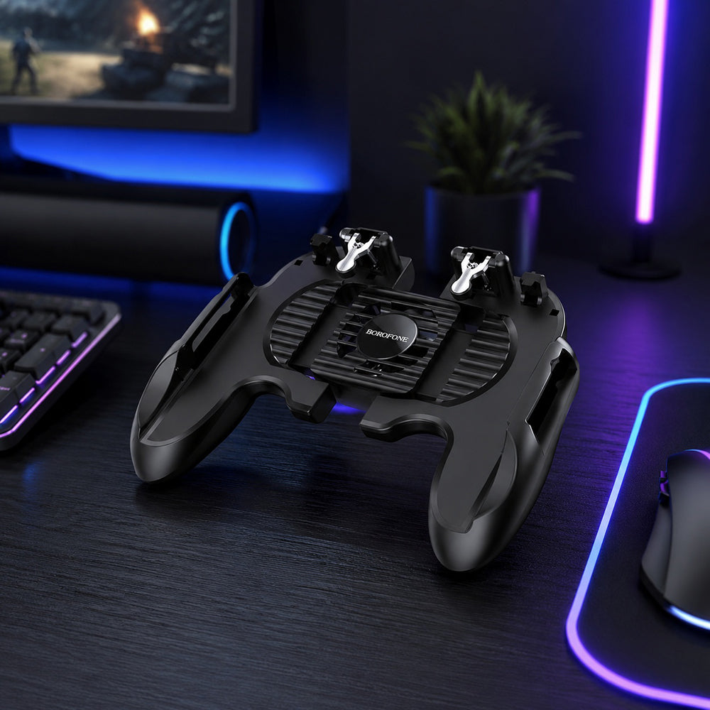 Trigger Gaming Borofone BG3 Warrior pro telefon 4,5 palce - 6,7 palce, černý
