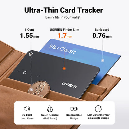 UGREEN SmartTag CM817 pro iOS Series, Černý