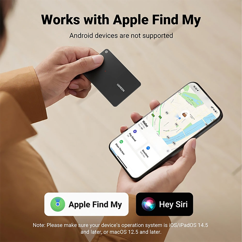 UGREEN SmartTag CM817 pro iOS Series, Černý