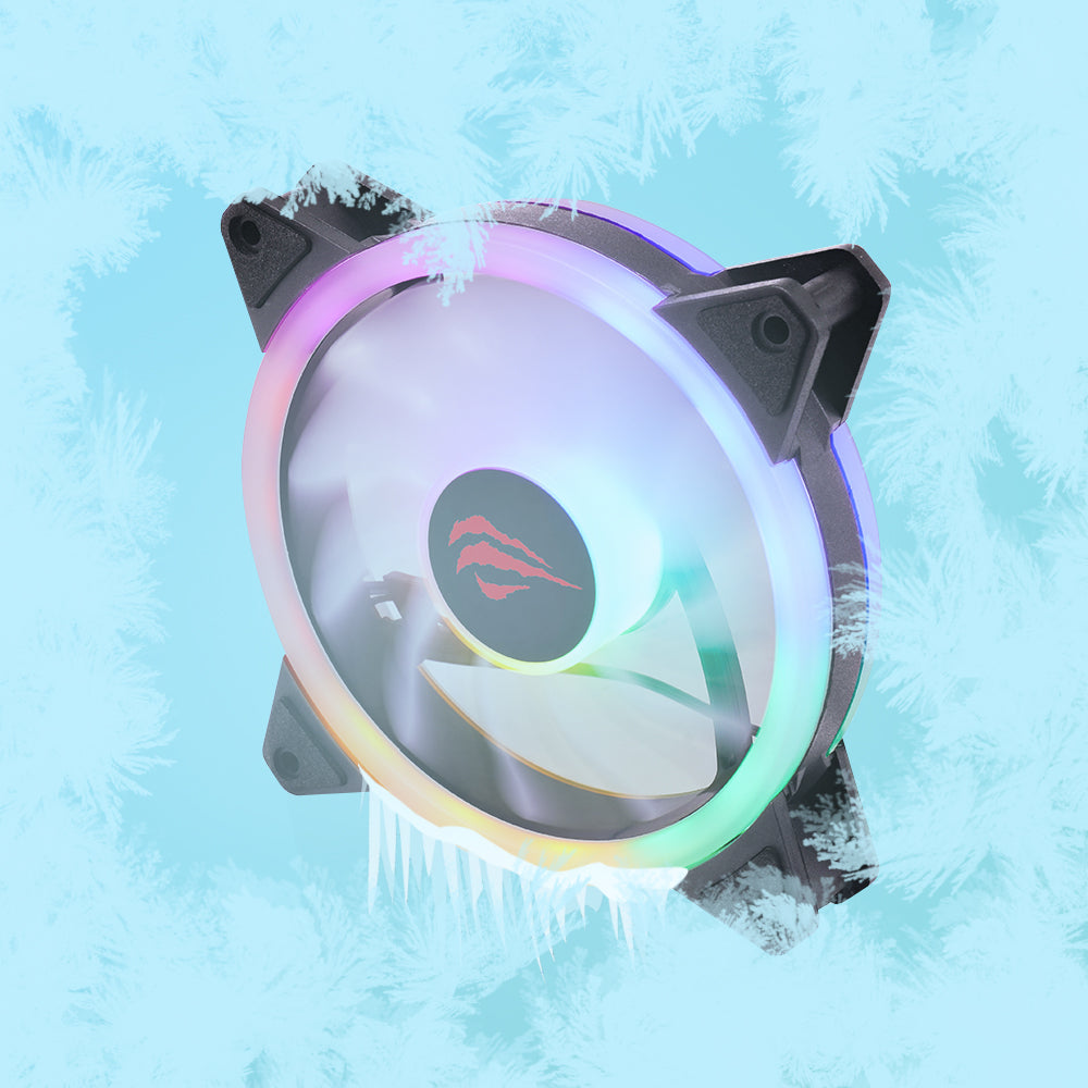 Ventilátor HAVIT F2089, 1200RPM, 35dB, 1.32W, Černý