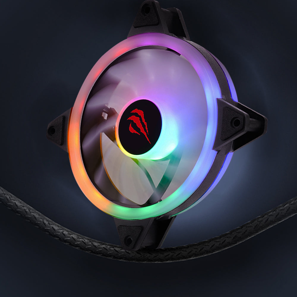 Ventilátor HAVIT F2089, 1200RPM, 35dB, 1.32W, Černý