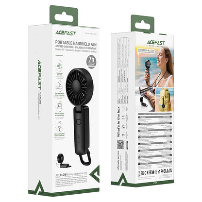 Přenosný ventilátor Acefast YF2, černý