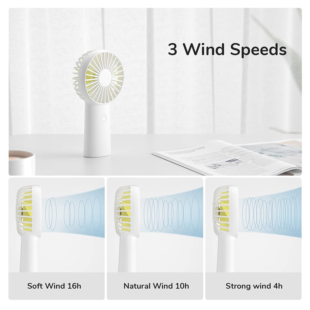 Přenosný ventilátor JisuLife F2B, růžový
