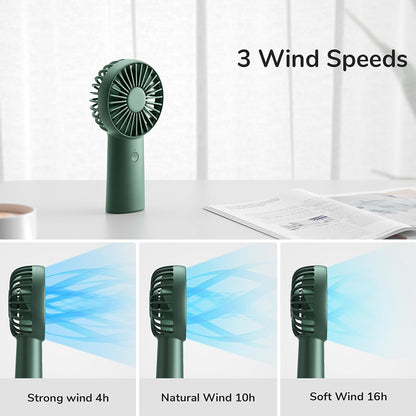 Přenosný ventilátor JisuLife FA20X, zelený