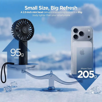 Přenosný ventilátor Spigen A905, černý AHP10454