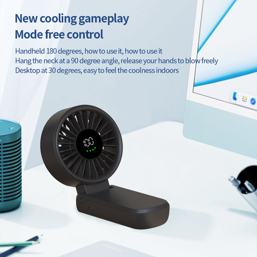 Přenosný ventilátor Techsuit A10, černý